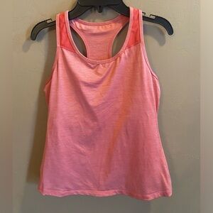 Lululemon racerback tank Women size 6 coral color yoga run work out tank top